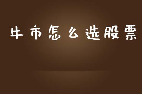 牛市怎么选股票_https://cj002.lansai.wang_理财问答_第1张