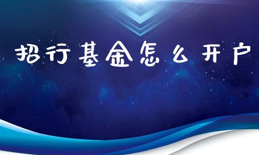 招行基金怎么开户_https://cj002.lansai.wang_理财问答_第1张