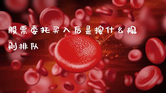股票委托买入后是按什么规则排队_https://cj002.lansai.wang_财经百问_第1张