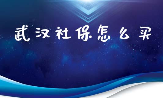 武汉社保怎么买_https://cj002.lansai.wang_保险问答_第1张