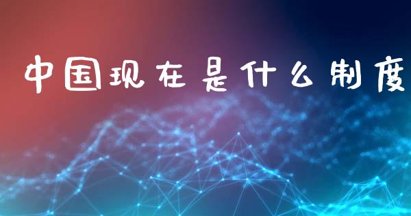中国现在是什么制度_https://cj002.lansai.wang_财经问答_第1张