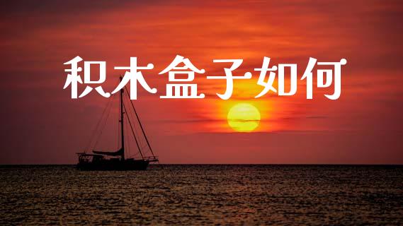 积木盒子如何_https://cj002.lansai.wang_财经问答_第1张