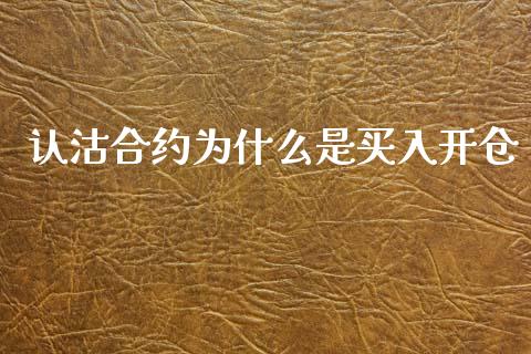 认沽合约为什么是买入开仓_https://cj002.lansai.wang_财经百问_第1张
