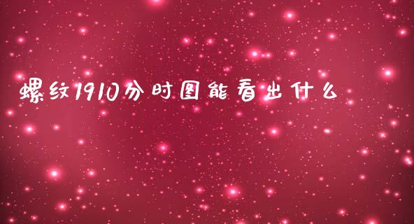 螺纹1910分时图能看出什么_https://cj002.lansai.wang_金融问答_第1张