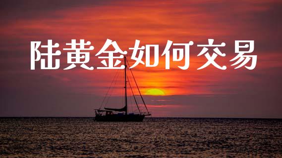 陆黄金如何交易_https://cj002.lansai.wang_财经问答_第1张