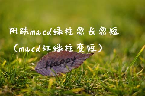 阴跌macd绿柱忽长忽短(macd红绿柱变短)_会计问答_第1张_财经百问网 阴跌macd绿柱忽长忽短(macd红绿柱变短)_https://cj002.lansai.wang_会计问答_第1张