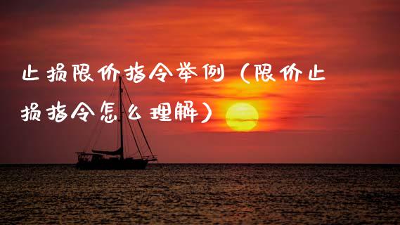 止损限价指令举例(限价止损指令怎么理解)_股市问答_第1张_财经百问网 止损限价指令举例(限价止损指令怎么理解)_https://cj002.lansai.wang_股市问答_第1张