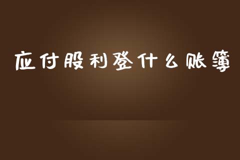 应付股利登什么账簿_https://cj002.lansai.wang_会计问答_第1张