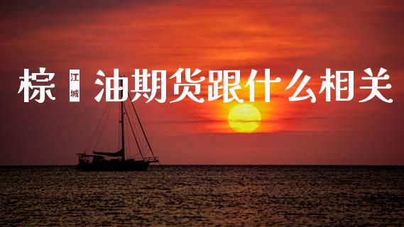 棕榈油期货跟什么相关_https://cj002.lansai.wang_期货问答_第1张
