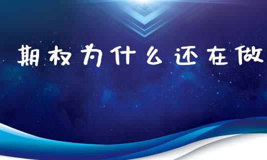 期权为什么还在做_https://cj002.lansai.wang_期货问答_第1张
