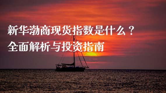 新华渤商现货指数是什么?全面解析与投资指南_财经问答_第1张_财经百问网 新华渤商现货指数是什么?全面解析与投资指南_https://cj002.lansai.wang_财经问答_第1张