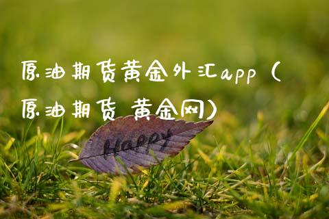 原油期货黄金外汇app（原油期货 黄金网）_https://cj002.lansai.wang_股市问答_第1张