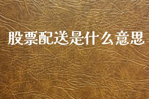 股票配送是什么意思_https://cj002.lansai.wang_期货问答_第1张