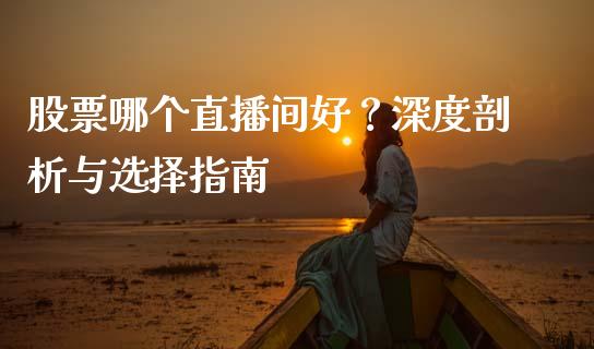 股票哪个直播间好?深度剖析与选择指南_会计问答_第1张_财经百问网 股票哪个直播间好?深度剖析与选择指南_https://cj002.lansai.wang_会计问答_第1张