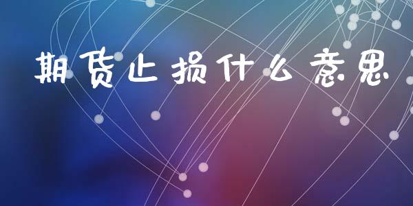 期货止损什么意思_https://cj002.lansai.wang_财经问答_第1张