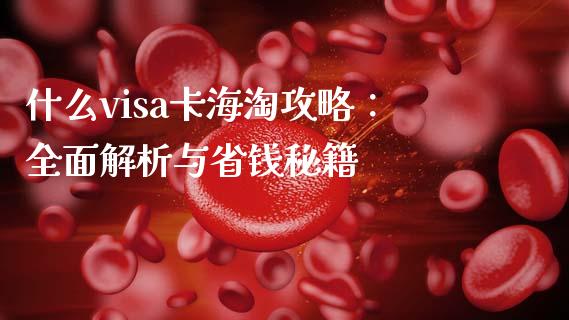 什么visa卡海淘攻略：全面解析与省钱秘籍_https://cj002.lansai.wang_理财问答_第1张