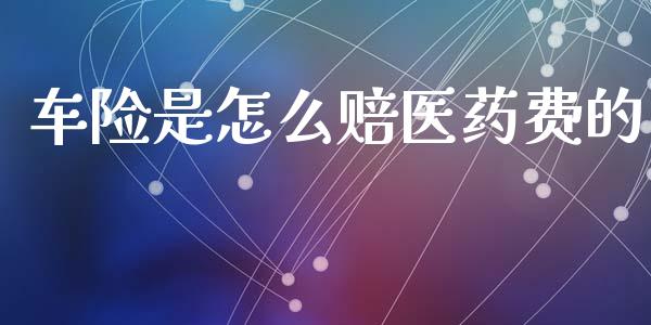车险是怎么赔医药费的_https://cj002.lansai.wang_保险问答_第1张