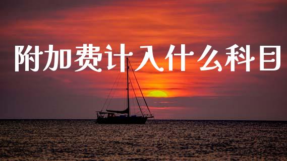 附加费计入什么科目_https://cj002.lansai.wang_会计问答_第1张
