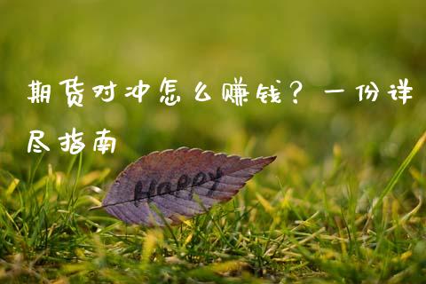 期货对冲怎么赚钱？一份详尽指南_https://cj002.lansai.wang_财经问答_第1张