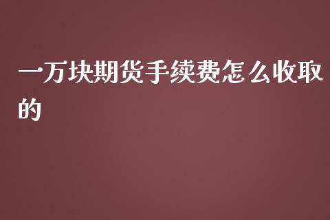 一万块期货手续费怎么收取的_https://cj002.lansai.wang_期货问答_第1张