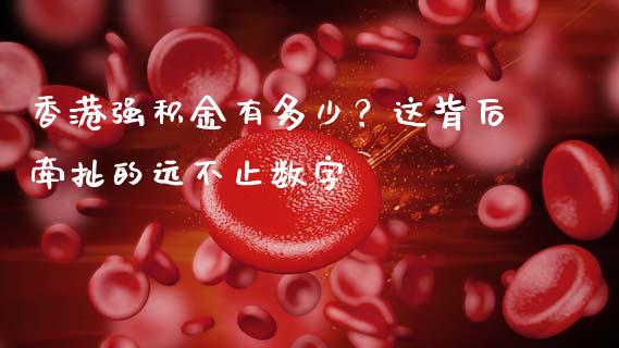 香港强积金有多少？这背后牵扯的远不止数字_https://cj002.lansai.wang_期货问答_第1张