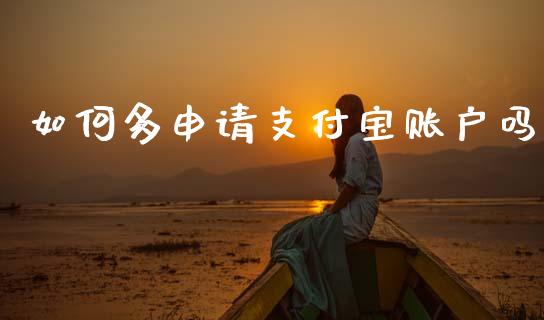 如何多申请支付宝账户吗_https://cj002.lansai.wang_理财问答_第1张
