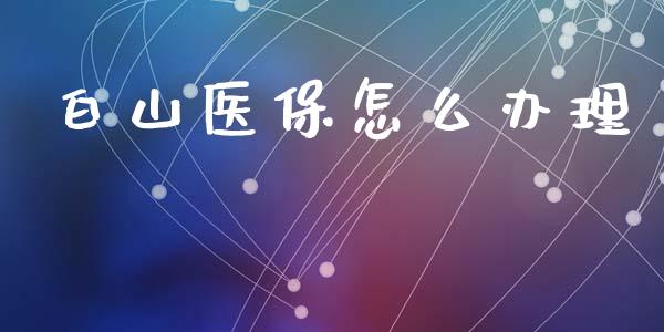 白山医保怎么办理_https://cj002.lansai.wang_保险问答_第1张