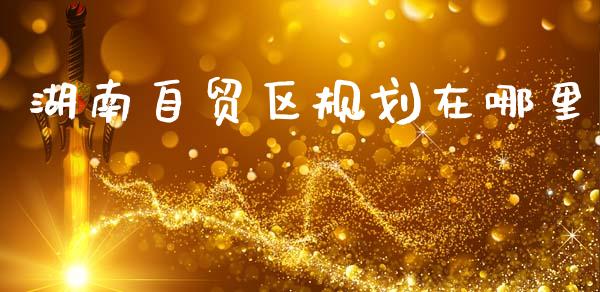 湖南自贸区规划在哪里_https://cj002.lansai.wang_股市问答_第1张
