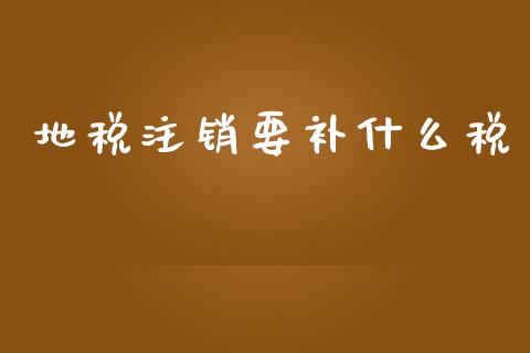 地税注销要补什么税_https://cj002.lansai.wang_会计问答_第1张