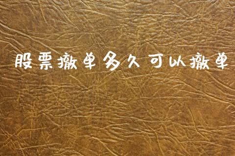 股票撤单多久可以撤单_https://cj002.lansai.wang_股市问答_第1张