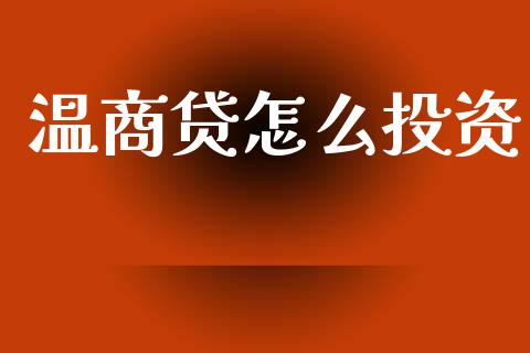 温商贷怎么投资_https://cj002.lansai.wang_财经百问_第1张