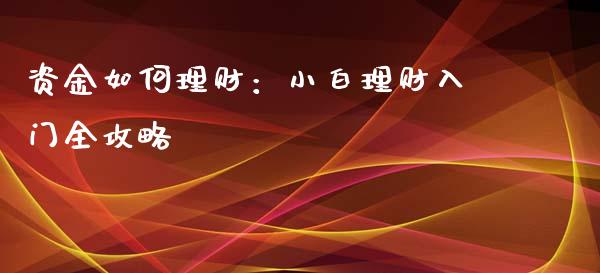 资金如何理财：小白理财入门全攻略_https://cj002.lansai.wang_股市问答_第1张
