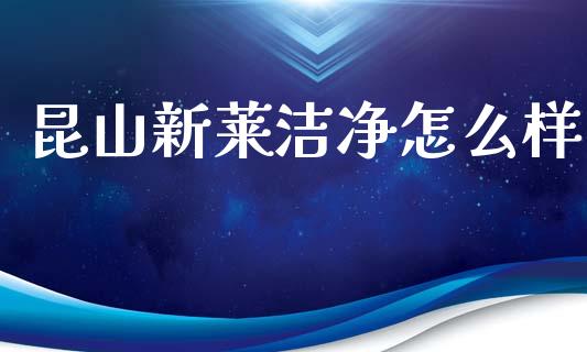 昆山新莱洁净怎么样_https://cj002.lansai.wang_财经问答_第1张