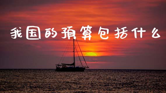 我国的预算包括什么_https://cj002.lansai.wang_会计问答_第1张