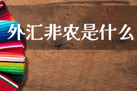 外汇非农是什么_https://cj002.lansai.wang_财经问答_第1张