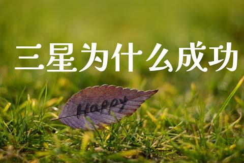 三星为什么成功_https://cj002.lansai.wang_财经问答_第1张