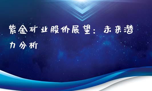 紫金矿业股价展望：未来潜力分析_https://cj002.lansai.wang_财经百问_第1张