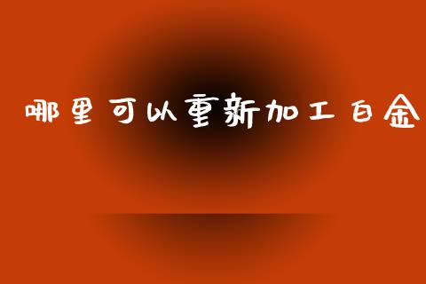 哪里可以重新加工白金_https://cj002.lansai.wang_金融问答_第1张