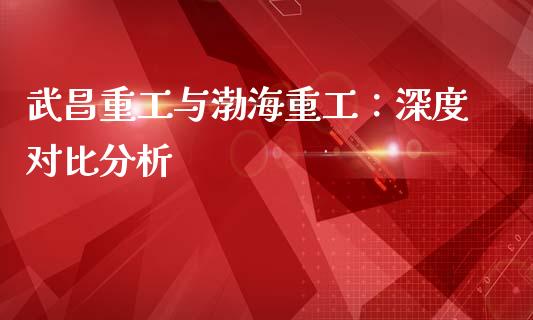 武昌重工与渤海重工：深度对比分析_https://cj002.lansai.wang_理财问答_第1张