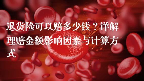 退货险可以赔多少钱？详解理赔金额影响因素与计算方式_https://cj002.lansai.wang_理财问答_第1张