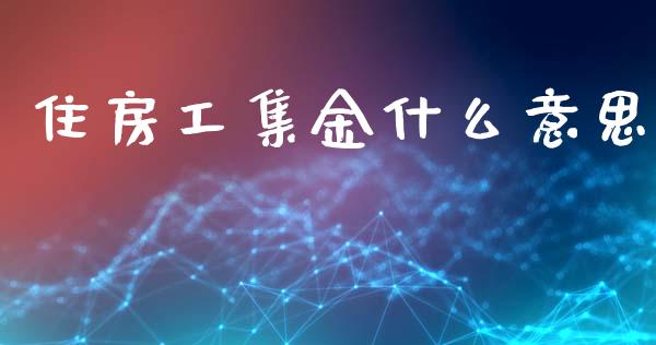 住房工集金什么意思_https://cj002.lansai.wang_金融问答_第1张