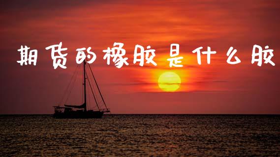期货的橡胶是什么胶_https://cj002.lansai.wang_期货问答_第1张