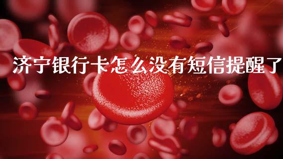 济宁银行卡怎么没有短信提醒了_https://cj002.lansai.wang_金融问答_第1张