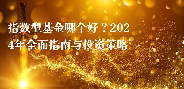 指数型基金哪个好？2024年全面指南与投资策略_https://cj002.lansai.wang_保险问答_第1张