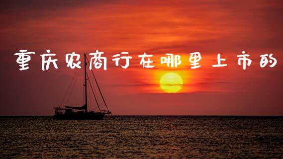 重庆农商行在哪里上市的_https://cj002.lansai.wang_股市问答_第1张
