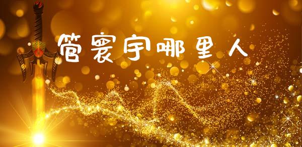 管寰宇哪里人_https://cj002.lansai.wang_股市问答_第1张