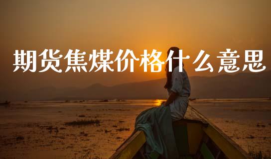 期货焦煤价格什么意思_https://cj002.lansai.wang_期货问答_第1张