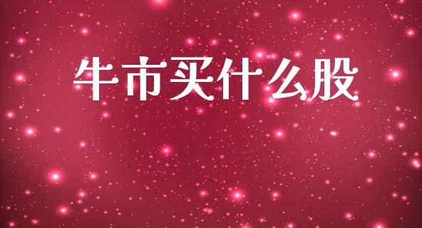 牛市买什么股_https://cj002.lansai.wang_理财问答_第1张