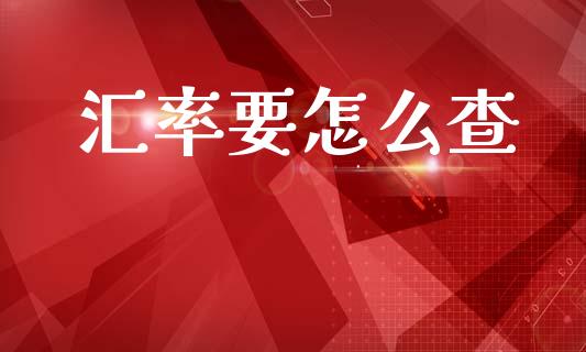 汇率要怎么查_https://cj002.lansai.wang_财经问答_第1张