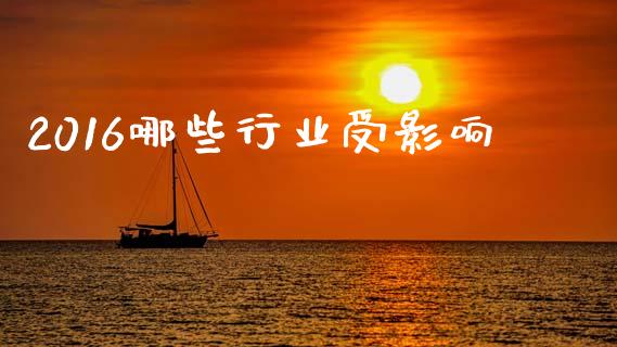 2016哪些行业受影响_https://cj002.lansai.wang_财经问答_第1张